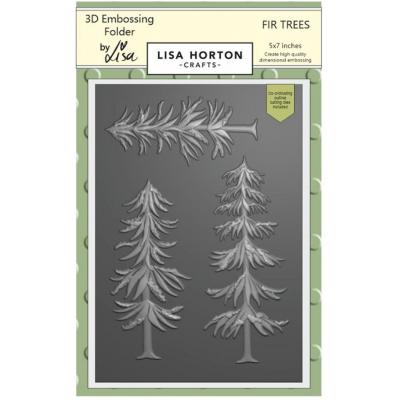 Lisa Horton Crafts 3D Embossing Folder and Die - Fir Trees